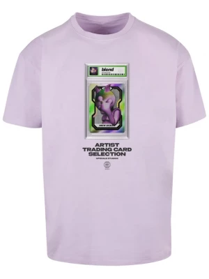 Foto van product MT Upscale Shirt 'Blend' lichtgrijs / lichtgroen / lichtlila / zwart