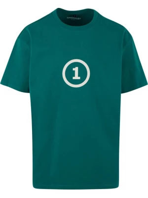Foto van product MT Upscale Shirt 'Strictly Businnes' smaragd / wit