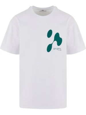 Foto van product MT Upscale Shirt 'Theory Of Anomaly' petrol / wit