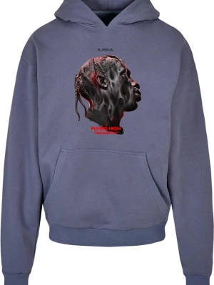 Foto van product MT Upscale Sweatshirt 'Flying High' duifblauw / lichtgrijs / lichtrood / zwart