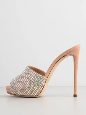 Foto van product Muiltjes met hak Giuseppe Zanotti donkerroze