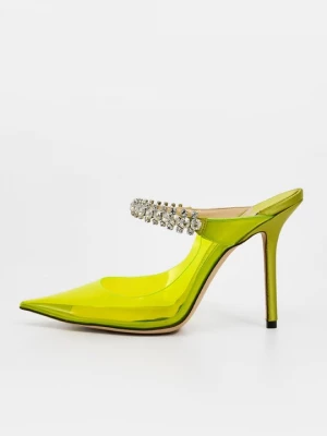 Foto van product Muiltjes met hak Jimmy Choo neongeel