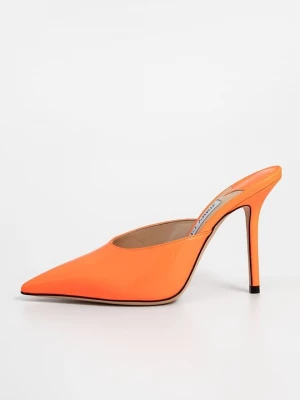 Foto van product Muiltjes met hak Jimmy Choo oranje