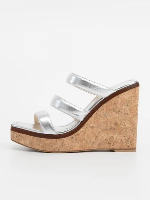 Foto van product Muiltjes met hak Jimmy Choo zilverkleurig