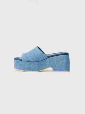 Foto van product Muiltjes met hak Pollini blauw