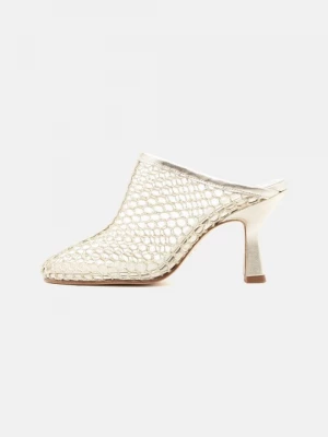 Foto van product Muiltjes met hak Souliers Martinez goudkleurig