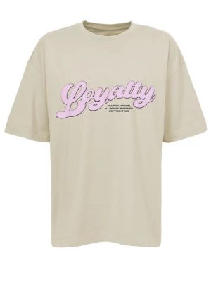 Foto van product Multiply Apparel Shirt 'Loyalty Puff' bruin / pink / zwart