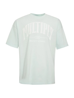 Foto van product Multiply Apparel Shirt pastelblauw / wit