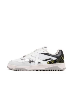 Foto van product MUNICH Sneakers laag 'Tennez' geel / antraciet / lichtgrijs / offwhite