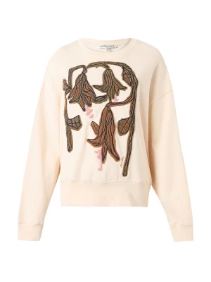 Foto van product Munthe Sweatshirt 'NAKOA' bruin / olijfgroen / rosa / natuurwit