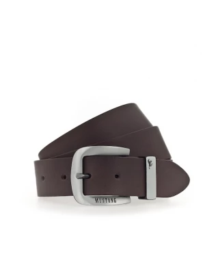 Foto van product MUSTANG Riem donkerbruin / zilver