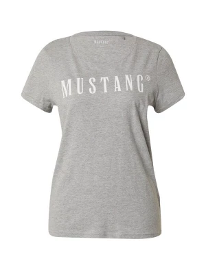Foto van product MUSTANG Shirt 'Alma' grijs gemêleerd / wit