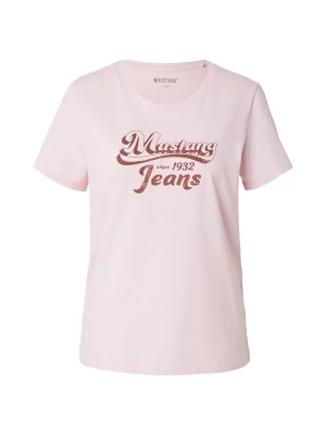 Foto van product MUSTANG Shirt 'Alma' kastanjebruin / rosa