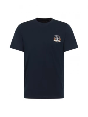 Foto van product MUSTANG Shirt 'Austin' navy / lichtbruin / wit