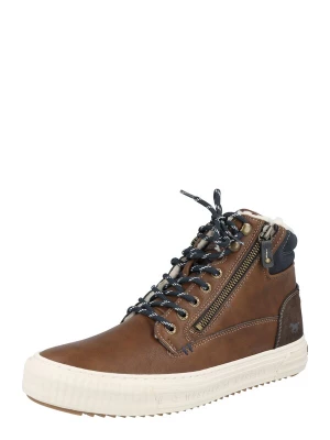 Foto van product MUSTANG Sneakers hoog chocoladebruin / donkerbruin / zwart
