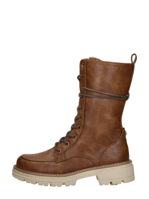 Foto van product MUSTANG Veterschoen 'Veterschoenen Hoog' cognac