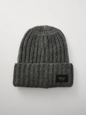 Foto van product Muts Replay donkergrijs gemêleerd