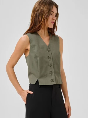 Foto van product My Essential Wardrobe Bodywarmer 'MWGisva' lichtgroen