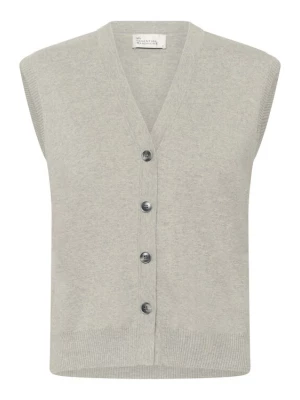 Foto van product My Essential Wardrobe Bodywarmer 'MWStino' grijs gemêleerd