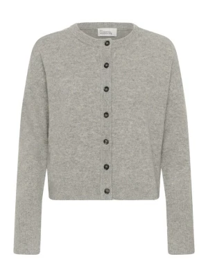 Foto van product My Essential Wardrobe Gebreid vest grijs gemêleerd