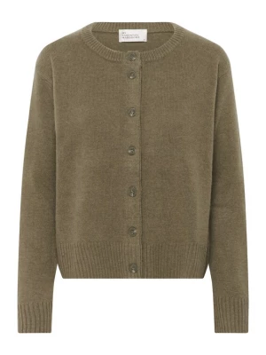 Foto van product My Essential Wardrobe Gebreid vest 'MWHuxi' donkergroen