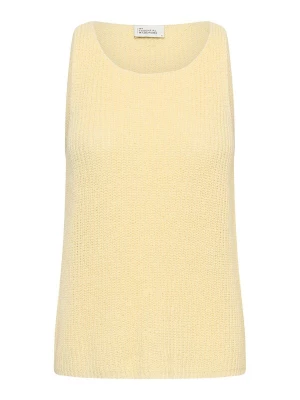 Foto van product My Essential Wardrobe Gebreide top 'DivaMW' pasteelgeel