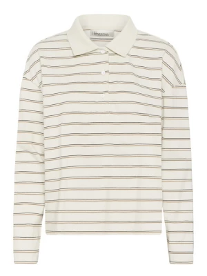 Foto van product My Essential Wardrobe Shirt 'Anna' camel / lichtbeige / donkerblauw