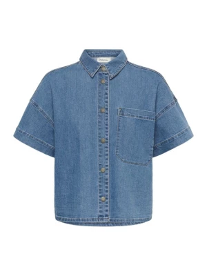 Foto van product My Essential Wardrobe Shirt 'Linn' blauw denim