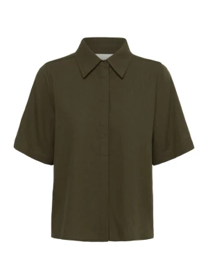 Foto van product My Essential Wardrobe Shirt 'MWDias' donkergroen
