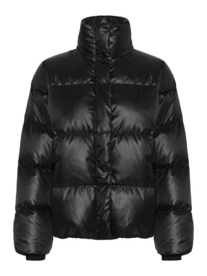 Foto van product My Essential Wardrobe Winterjas 'Glossy' zwart