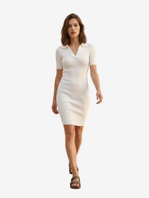 Foto van product My fashion Gebreide jurk wit