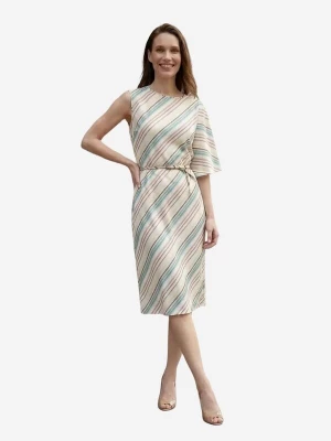 Foto van product My fashion Jurk beige / blauw / bruin