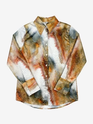 Foto van product My fashion Shirt donkerblauw / bruin / roestrood