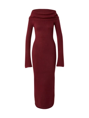Foto van product MYLAVIE by Sarah Harrison Gebreide jurk donkerrood