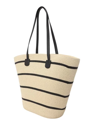 Foto van product MYLAVIE by Sarah Harrison Strandtas lichtbeige / zwart