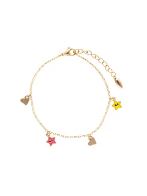 Foto van product MYMO Armband chamois / geel / goud / rosa