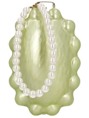 Foto van product myMo at night Clutch pastelgroen / parelwit