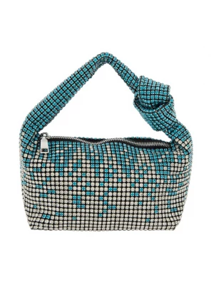 Foto van product KRZY Handtas 'Krzy' turquoise / zilver