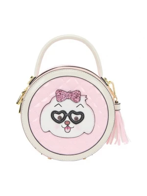 Foto van product MYMO Handtas 'Pop Eyetheme' karamel / rosa / zwart / wit
