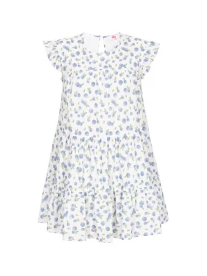Foto van product MYMO Jurk 'Young Fashion' saffier / lichtgroen / wit