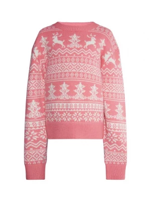 Foto van product myMo KIDS Trui 'Mimo' lichtroze / wit