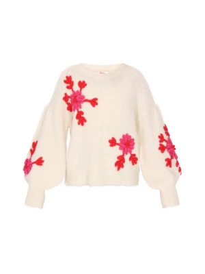 Foto van product MYMO Oversized trui beige / pink / rood