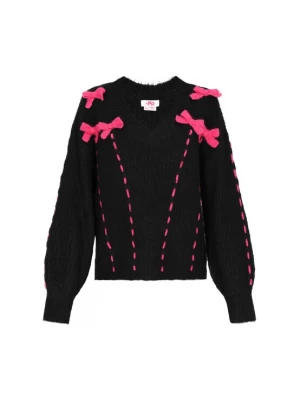 Foto van product MYMO Oversized trui pink / zwart