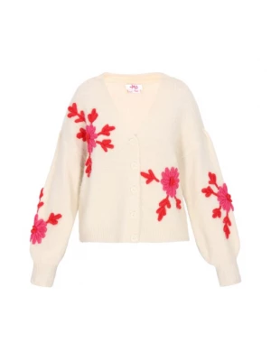 Foto van product MYMO Oversized vest beige / rood