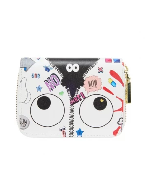 Foto van product MYMO Portemonnee 'Pop Eyetheme' lichtblauw / rood / zwart / wit