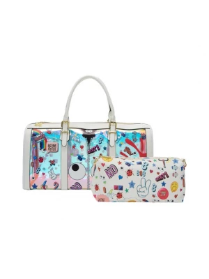 Foto van product MYMO Reistas 'Pop Eyetheme' mintgroen / lila / zwart / wit