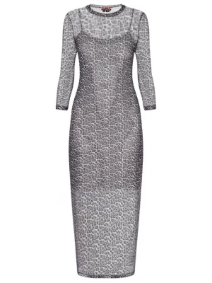 Foto van product myMo ROCKS Jurk 'Fashion Look' lichtgrijs / wit
