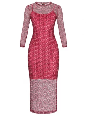 Foto van product myMo ROCKS Jurk 'Fashion Look' magenta / framboos / pastelroze