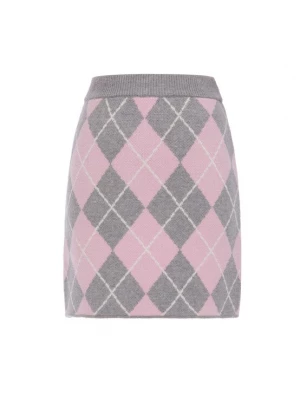 Foto van product myMo ROCKS Rok grijs gemêleerd / rosa / wit