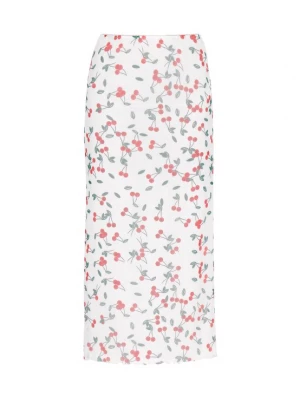 Foto van product MYMO Rok 'Spring Summer' smaragd / kersrood / wit